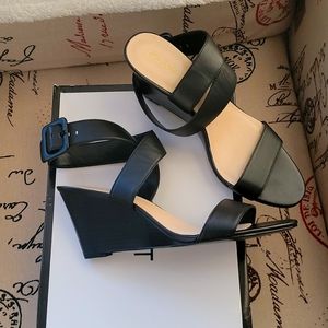 Nine West Wedges with Ankle Strap Sandals